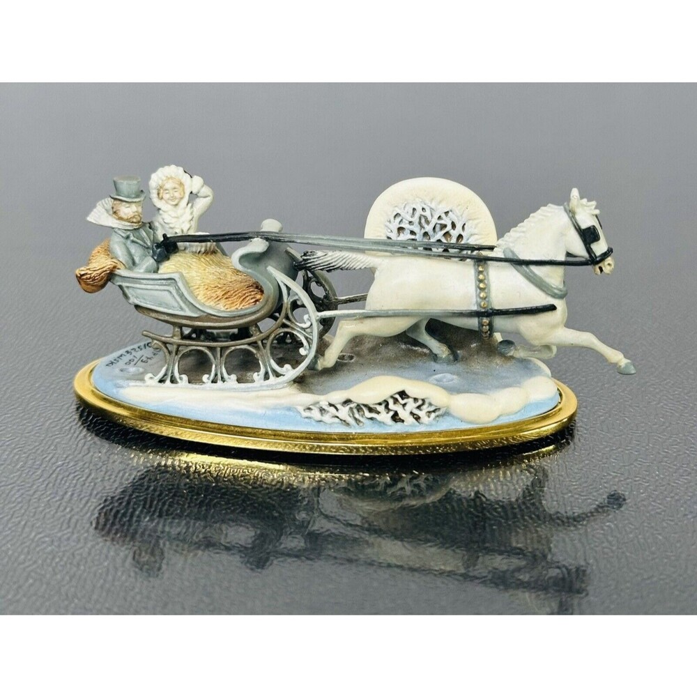 VTG Olszewski 1995 Dashing Through The Snow Miniature Signed Artist Proof 49/100